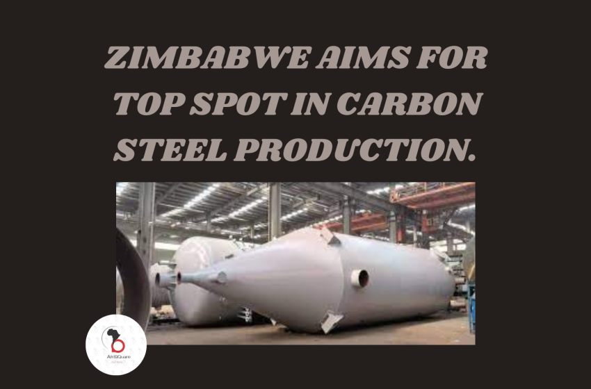  ZIMBABWE AIMS FOR TOP SPOT IN CARBON STEEL PRODUCTION.