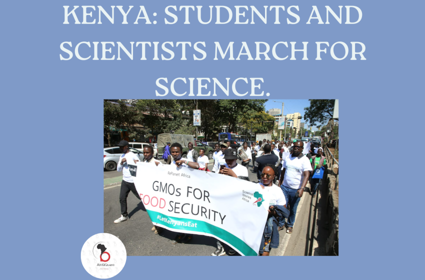  KENYA: STUDENTS AND SCIENTISTS MARCH FOR SCIENCE.