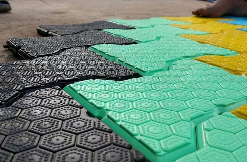  Paving plastic paths: Egyptian startup turns waste to tiles.