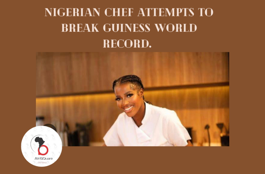  Nigerian Chef Attempts to Break Guiness World Record.